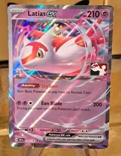 Latias Ex 076/191 Prize Pack Series 7 Stamped Play Pokemon TCG Surging Sparks NM - Image 1
