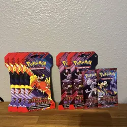 POKEMON TCG: Scarlet & Violet Destined Rivals Booster Packs (8) SEALED-BRAND NEW - Image 1