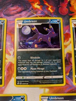 2021 Pokemon SWSH Black Star Promo Evolving Skies Blister Umbreon #129 5 pack - Image 3