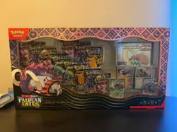 Pokemon TCG Paldean Fates Great Tusk ex & Iron Treads ex Premium Collection - Image 1