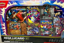 POKEMON TGC: Mega Lucario ex Figure Collection *NEW* (In Hand) FACTORY SEALED - Image 1