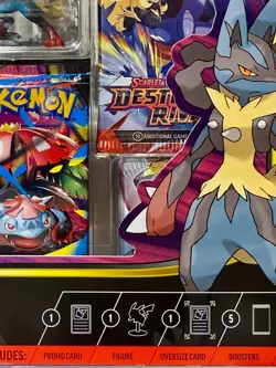 POKEMON TGC: Mega Lucario ex Figure Collection *NEW* (In Hand) FACTORY SEALED - Image 2