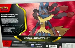 POKEMON TGC: Mega Lucario ex Figure Collection *NEW* (In Hand) FACTORY SEALED - Image 3