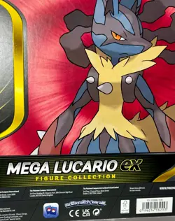 POKEMON TGC: Mega Lucario ex Figure Collection *NEW* (In Hand) FACTORY SEALED - Image 4