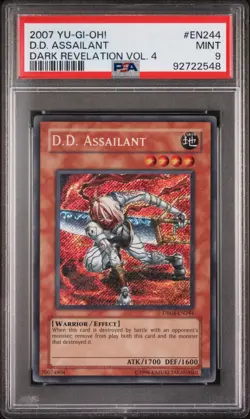 PSA 9 MINT D.D. Assailant DR04-EN244 Secret Rare *2548 YUGIOH - Image 1