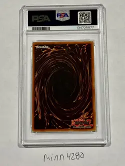 Yu-Gi-Oh! 2002 Black Skull Dragon Metal Raiders Ultra Rare MRD-018 PSA 8 - Image 2