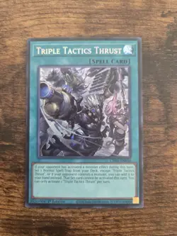 Yu-Gi-Oh Triple Tactics Thrust 1st Edition Secret Rare CH01-EN030 Alt art NM - Image 1