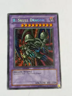 Yugioh B. Skull Dragon BPT-006 Secret Rare Promo Reverse Foil Error HP - Image 1
