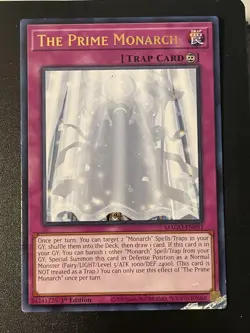 The Prime Monarch Maximum Gold Yugioh #MAGO-EN093 Rare - Image 1