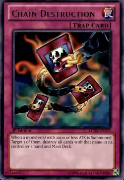 Chain Destruction - Rare 1st Edition LCJW-EN293 - LP - YuGiOh - Image 1
