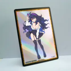 HEX MANIAC Waifu Anime Card LIMITED 1/1 Custom TCG Holo T12472 - Image 2
