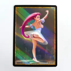 JESSIE Waifu Anime Card LIMITED 1/1 Custom TCG Holo Goddess Story ACG T12515 - Image 1