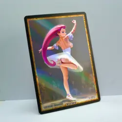 JESSIE Waifu Anime Card LIMITED 1/1 Custom TCG Holo Goddess Story ACG T12515 - Image 2