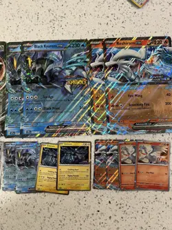 Pokemon Jumbo EX Card Lot - 8 Oversized Cards - Archaludon, Reshiram, Melmetal - Image 1