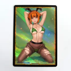 GARDENIA Waifu Anime Card LIMITED 1/1 Custom TCG Holo Goddess Story ACG T12437 - Image 1