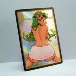MALLOW Waifu Anime Card LIMITED 1/1 Custom TCG Holo Goddess Story ACG T12519 - Image 2