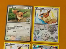 Eevee RC14/RC25 Radiant Collection Pokemon Card Uncommon Holo Near Mint NM LOT - Image 3