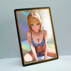 Waifu Anime Card LIMITED 1/1 Custom TCG Holo Goddess Story ACG T12423 - Image 2