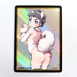 DIANTHA Waifu Anime Card LIMITED 1/1 Custom TCG Holo Goddess Story ACG T12465 - Image 1
