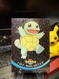 Squirtle #7 - 1999 Topps - Chrome Holo Pokemon Cards - Image 1