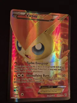 Victini EX - 131/135 - Pokemon - Plasma Storm - Black White Full Art Card - NM - Image 1