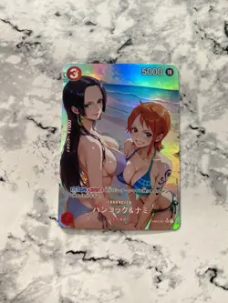 Goddess story One Piece Waifu Manga Bikini Card Nami & Boa Hancock Alternate Art - Image 1