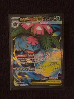 Mega Venusaur EX 155/132 Mega Evolution ENGLISH Pokemon TCG Card NM Ultra Rare - Image 1