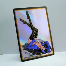 GEETA Waifu Anime Card LIMITED 1/1 Custom TCG Holo Goddess Story ACG T12469 - Image 2