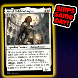 Myrel Shield Of Argive - Custom Art Magic: The Gathering Playtest Card - Image 1