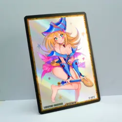 DARK MAGICIAN GIRL Waifu Anime Card LIMITED 1/1 Custom TCG Holo T12429 - Image 2