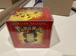 Pokemon Pikachu 23k Gold Plated Trading Card & Pokeball Burger King Sealed - Image 1