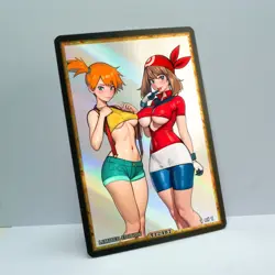 MAY MISTY Waifu Anime Card LIMITED 1/1 Custom TCG Holo T12487 - Image 2