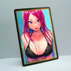 JESSIE Waifu Anime Card LIMITED 1/1 Custom TCG Holo Goddess Story ACG T12514 - Image 2