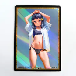 DAWN Waifu Anime Card LIMITED 1/1 Custom TCG Holo Goddess Story ACG T12501 - Image 1