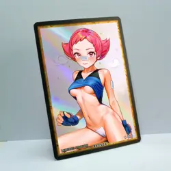 MAY MAYLENE Waifu Anime Card LIMITED 1/1 Custom TCG Holo T12522 - Image 2