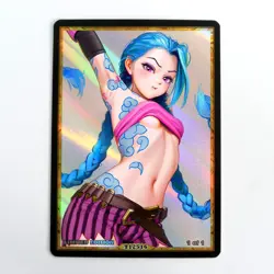 JINX Waifu Anime Card LIMITED 1/1 Custom TCG Holo Goddess Story ACG T12516 - Image 1