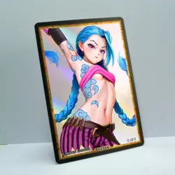 JINX Waifu Anime Card LIMITED 1/1 Custom TCG Holo Goddess Story ACG T12516 - Image 2