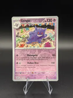 Gengar Reverse Holo NM 094/165 Scarlet & Violet 151 Pokemon Card - Image 1
