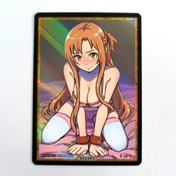 ASUNA Waifu Anime Card LIMITED 1/1 Custom TCG Holo Goddess Story ACG T12495 - Image 1