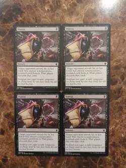 Duress (4) *PLAYSET* NM Dragons of Tarkir MTG {Arcane Mana Cards} - Image 1