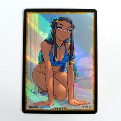 NESSA Waifu Anime Card LIMITED 1/1 Custom TCG Holo Goddess Story ACG T12527 - Image 1