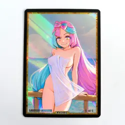 IONO Waifu Anime Card LIMITED 1/1 Custom TCG Holo Goddess Story ACG T12442 - Image 1