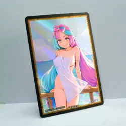 IONO Waifu Anime Card LIMITED 1/1 Custom TCG Holo Goddess Story ACG T12442 - Image 2