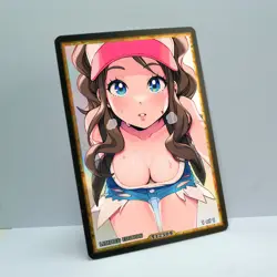 HILDA Waifu Anime Card LIMITED 1/1 Custom TCG Holo Goddess Story ACG T12509 - Image 2