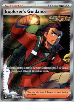 Pokemon Card Explorer's Guidance 200/162 Temporal Forces - Near Mint - Image 1