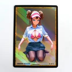 ROSA Waifu Anime Card LIMITED 1/1 Custom TCG Holo Goddess Story ACG T12533 - Image 1