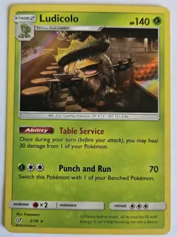 Ludicolo 2/18 2019 Detective Pikachu Pokemon Card Holo Promo Exclusive NM - Image 1