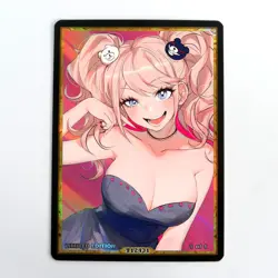 ENOSHIMA JUNKO Waifu Anime Card LIMITED 1/1 Custom TCG Holo T12431 - Image 1