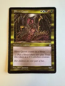 1998 Sliver Queen Stronghold Moderately Played, Regular, Magic the Gathering MTG - Image 1