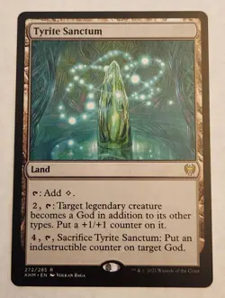 Tyrite Sanctum KHM #272 Rare Land Regular NM+ - Image 1